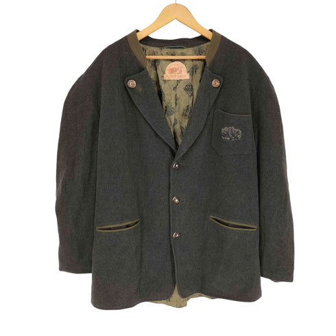 JULIUS LANG wool&cashmere ジャックナイフプリーツ チロリアンジャケット メンズ