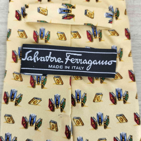 サルヴァトーレフェラガモ Salvatore Ferragamo 総柄シルクネクタイ メンズ