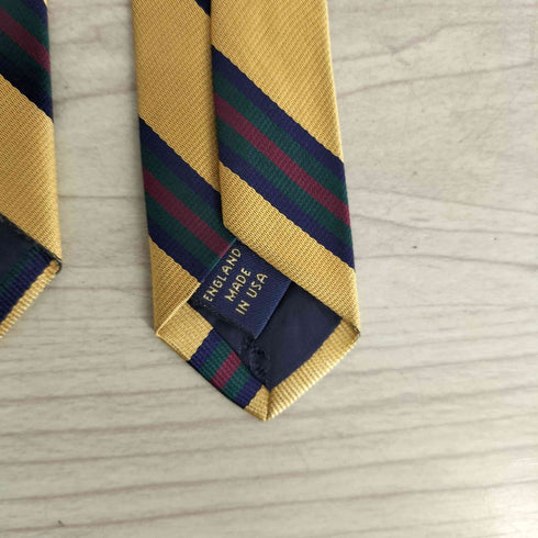 ブルックスブラザーズ BROOKS BROTHERS MADE IN USA レジメンタルストライプ シルクネクタイ メンズ