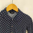 トリココムデギャルソン tricot COMME des GARCONS ドット柄 丸襟 5分袖シャツ レディース JPN:S
