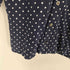 トリココムデギャルソン tricot COMME des GARCONS ドット柄 丸襟 5分袖シャツ レディース JPN:S