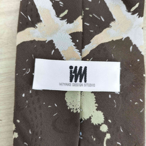アイムイッセイミヤケ im ISSEY MIYAKE 総柄シルクネクタイ メンズ
