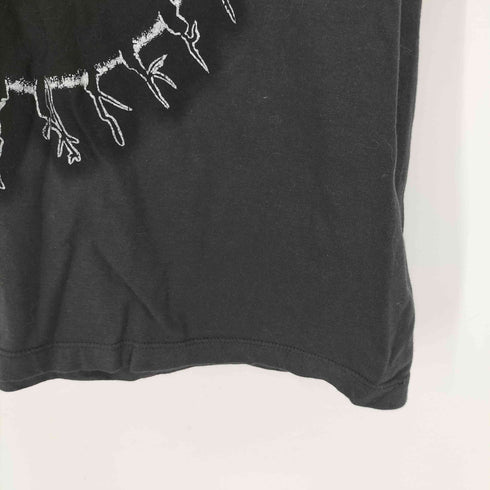 HEROISM/ BACK BEARD グラフィックTシャツ レディース JPN:S