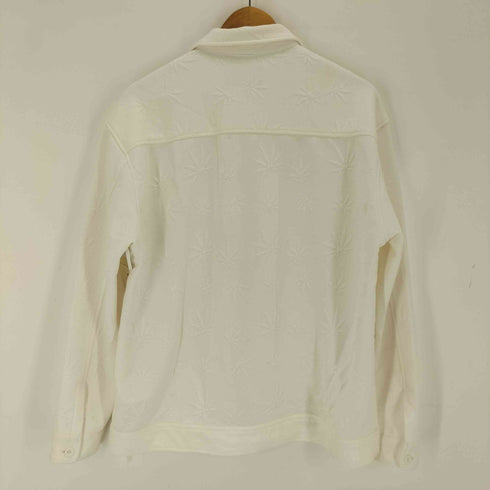 ハフ HUF PLANTLIFE JACQUARD ZIP SHIRT プラントライフ ジャガード ジップシャツ メンズ L