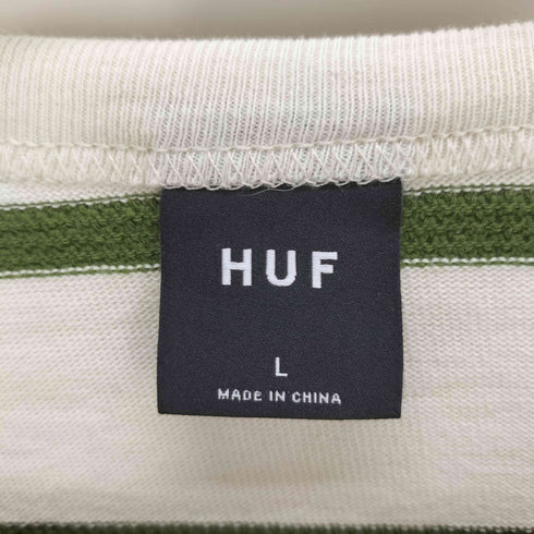 ハフ HUF ESPECIAL STRIPE LS CREW ストライプ 長袖 Tシャツ メンズ L