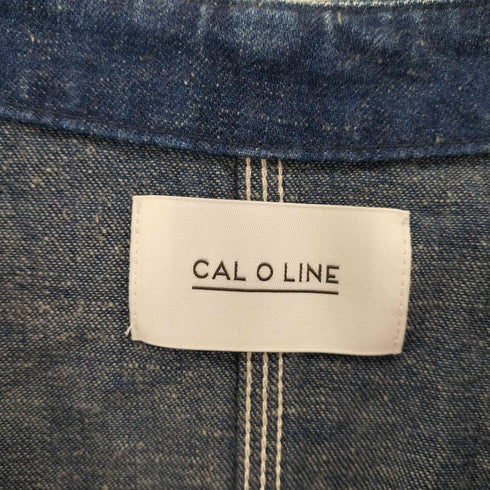 キャルオーライン CAL O LINE インディゴ デニムワークジャケット メンズ