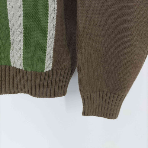 ハフ HUF CAMBRIDGE SWEATER ロゴ刺繍 ケンブリッジ セーター メンズ M