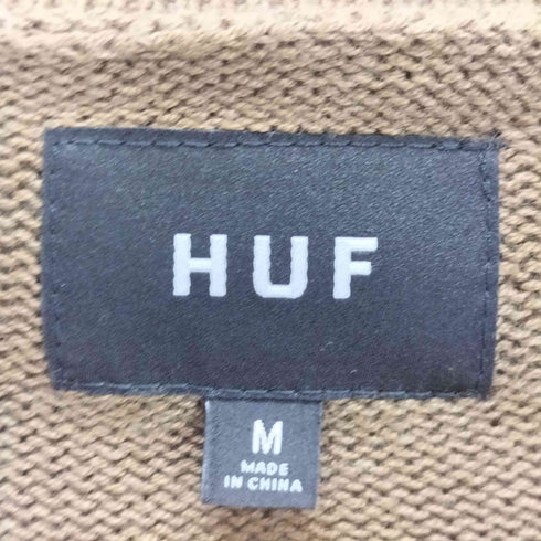 ハフ HUF CAMBRIDGE SWEATER ロゴ刺繍 ケンブリッジ セーター メンズ M