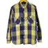 ヒューストン HOUSTON BLOCK CHECK VIYELLA SHIRT チェック柄 ダブルポケット シャツ メンズ import:XL