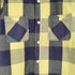 ヒューストン HOUSTON BLOCK CHECK VIYELLA SHIRT チェック柄 ダブルポケット シャツ メンズ import:XL