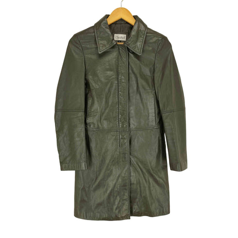 classified COW LEATHER 比翼レザーコート レディース JPN:S