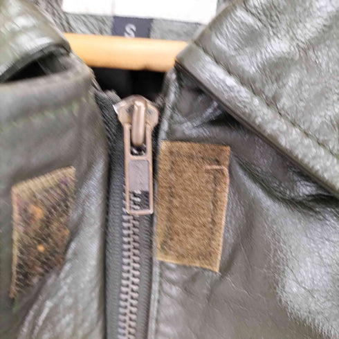 classified COW LEATHER 比翼レザーコート レディース JPN:S