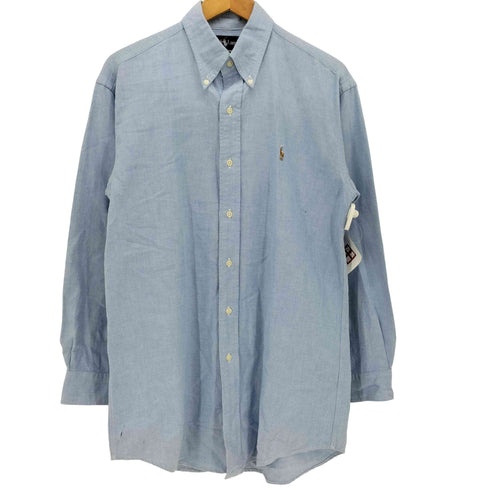 ラルフローレン RALPH LAUREN 90S YARMOUTH 配色ポニー ボタンダウン 長袖 シャツ メンズ JPN:1