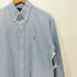 ラルフローレン RALPH LAUREN 90S YARMOUTH 配色ポニー ボタンダウン 長袖 シャツ メンズ JPN:1