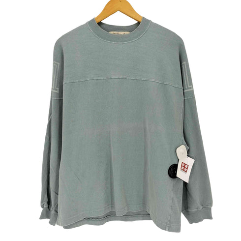 レミレリーフ REMI RELIEF ハード加工 オーバーサイズ フットボール 長袖Tシャツ メンズ JPN:M