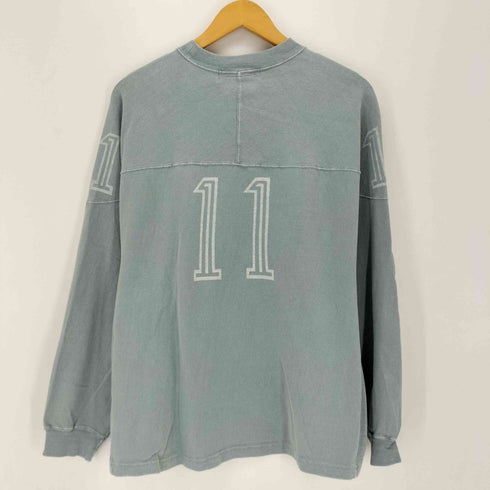 レミレリーフ REMI RELIEF ハード加工 オーバーサイズ フットボール 長袖Tシャツ メンズ JPN:M