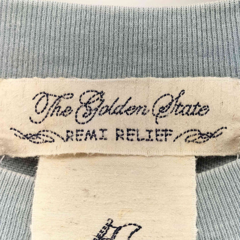 レミレリーフ REMI RELIEF ハード加工 オーバーサイズ フットボール 長袖Tシャツ メンズ JPN:M