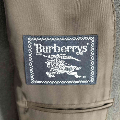 バーバリーズ BURBERRYS シャドーストライプウール 2Bテーラードジャケット ノータックスラックス セットアップ メンズ 175
