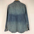 ヒューストン HOUSTON COTTON DENIM WESTERN SHIRT コットン デニム ウエスタンシャツ メンズ import:XL