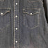 ヒューストン HOUSTON COTTON DENIM WESTERN SHIRT コットン デニム ウエスタンシャツ メンズ import:XXL