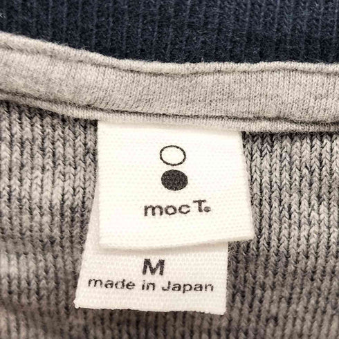モクティー mocT ドローコード付き ハーフジップ スウェット メンズ JPN:M