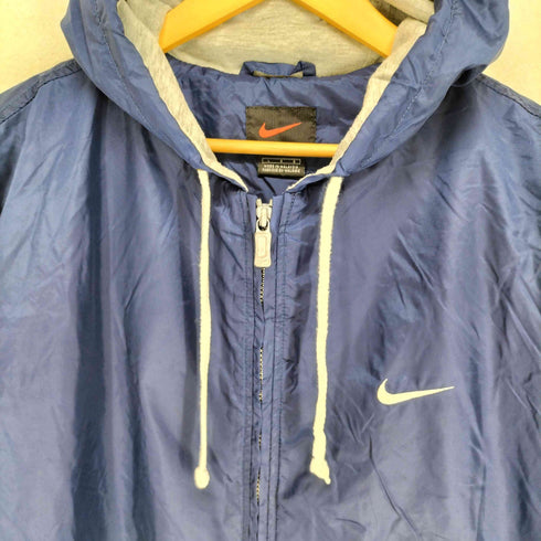ナイキ NIKE 90S ナイロン フロントジップ フーデッドコート メンズ JPN:L