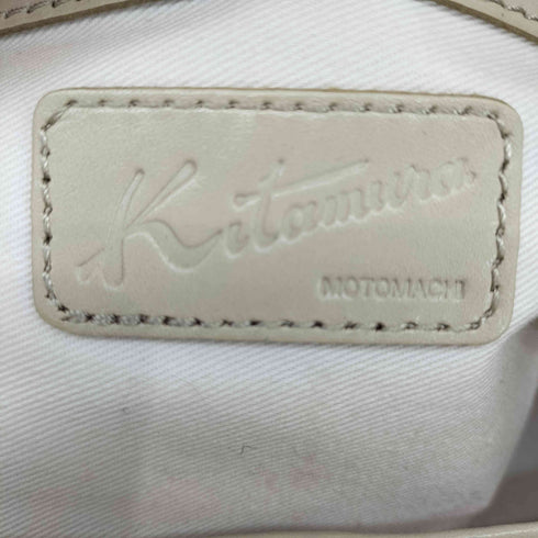 キタムラ KITAMURA レザー リボン スクエアバッグ レディース
