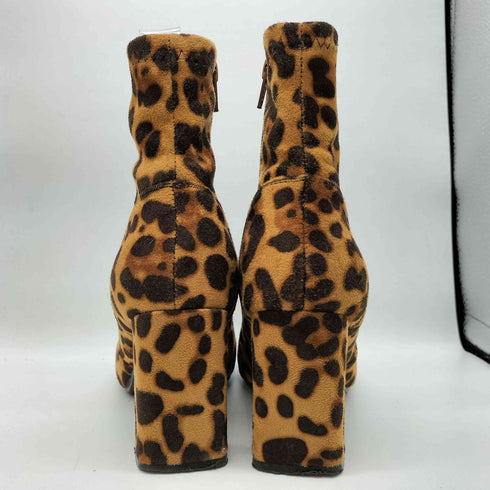 アズールバイマウジー AZUL by moussy STRETCH SHORT BOOTS/ストレッチショートブーツ レオパード レディース JPN:S