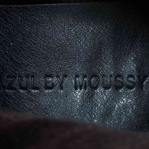 アズールバイマウジー AZUL by moussy STRETCH SHORT BOOTS/ストレッチショートブーツ レオパード レディース JPN:S