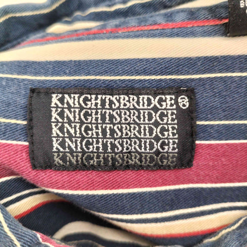 KNIGHTBRIDGE ストライプ ロングスリーブ ボタンダウンシャツ メンズ JPN:M