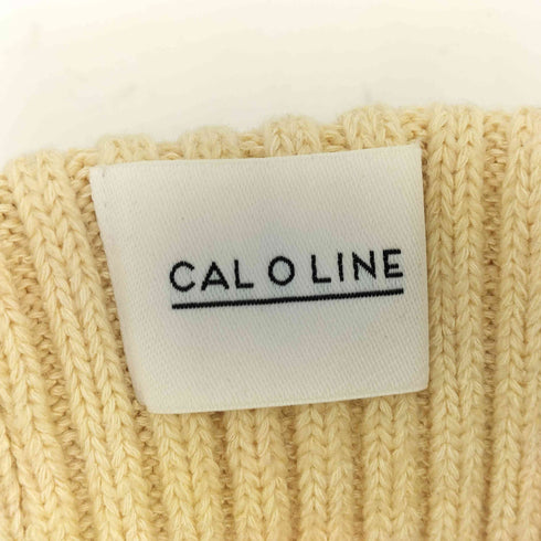 キャルオーライン CAL O LINE シルクウール リブニット ビーニー メンズ FREE