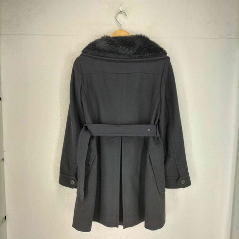 person's suits style カシミヤ混 ファー ボア ベルト コート レディース