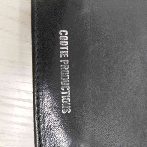 クーディプロダクション cootie productions leather compact purse メンズ