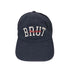 BRUT UNIVERSITY CAP ロゴ 刺繍 キャップ メンズ