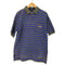 ポロスポーツラルフローレン POLO SPORT RALPH LAUREN 90S ロゴ刺繍 ボーダー ワッフル S/S ポロシャツ メンズ import:S
