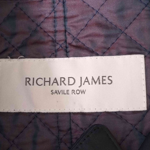リチャードジェームス RICHARD JAMES キルティングライナー付 比翼 ステンカラーコート メンズ