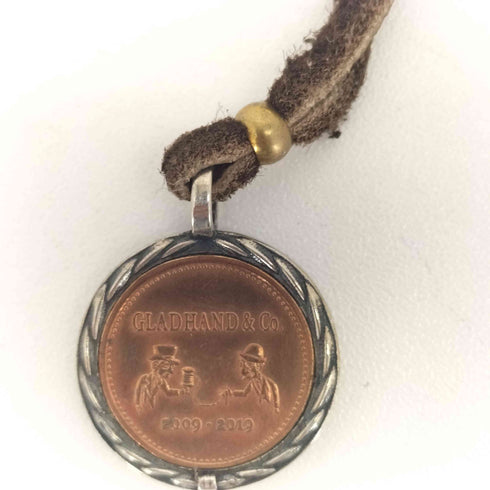 グラッドハンド GLADHAND 10th ANNIVERSARY MEDAL CHARM 10周年 メダルチャームネックレス メンズ