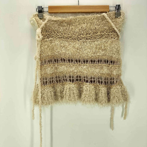リリーブラウン Lily Brown 24SS フリンジ フリル ニット キャミ トップス レディース ONE SIZE