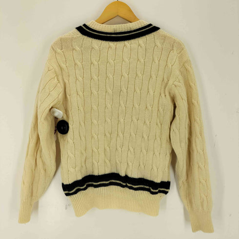 ポロバイラルフローレン Polo by RALPH LAUREN 80s 緑タグ ケーブル編み チルデンニット メンズ 160