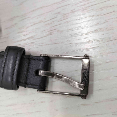 サンローランパリ SAINT LAURENT PARIS 22年製 レザーベルト メンズ