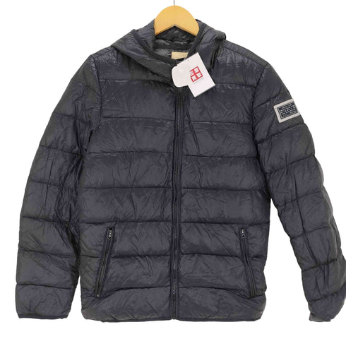 ディーゼル DIESEL パイピング フーデッド ダウンジャケット メンズ M