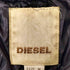 ディーゼル DIESEL パイピング フーデッド ダウンジャケット メンズ M