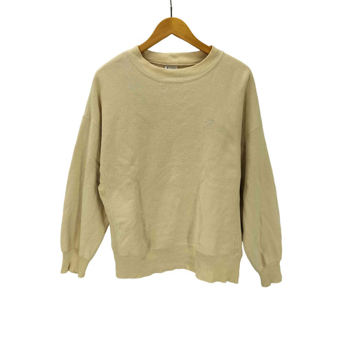 チャンピオン Champion 青単色 タグ 復刻 REVERSE WEAVE リバースウィーブ スウェット 袖 目あり レディース import:M