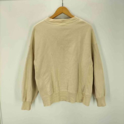 チャンピオン Champion 青単色 タグ 復刻 REVERSE WEAVE リバースウィーブ スウェット 袖 目あり レディース import:M