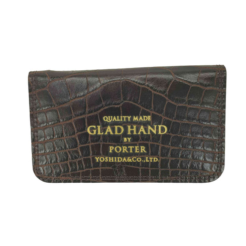 グラッドハンド GLADHAND BELONGINGS CARD CASE CROCOLIKE ビロンギングズ カードケース クロコライク メンズ