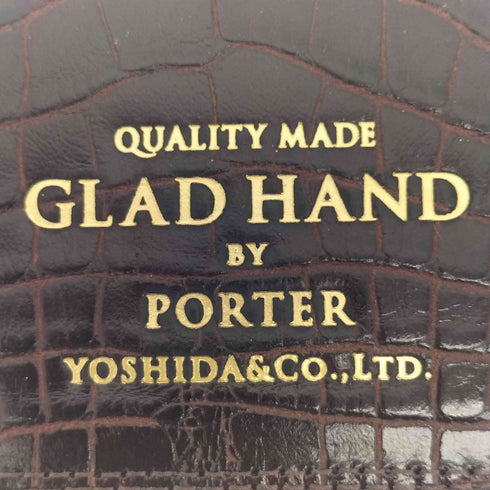 グラッドハンド GLADHAND BELONGINGS CARD CASE CROCOLIKE ビロンギングズ カードケース クロコライク メンズ