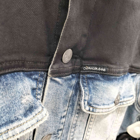 カルバンクラインジーンズ Calvin Klein Jeans 切替ヨーク デニムジャケット メンズ import:L