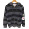 ユニクロ UNIQLO OLD ボーダー ダブルジップ パーカー Y2K メンズ L