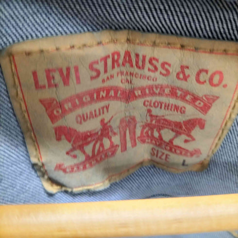 リーバイス Levis TRUCKER JACKET DARK INDIGO COLUSA 2.0 トラッカージャケット メンズ import:L