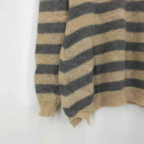 VINTAGE55 モヘア混 ボーダーニット レディース import:S
